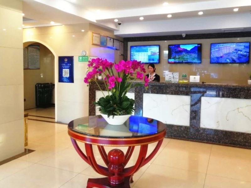 Greentree Inn Shanxi Xinzhou South Jianshe Road Express Hotel Exterior foto